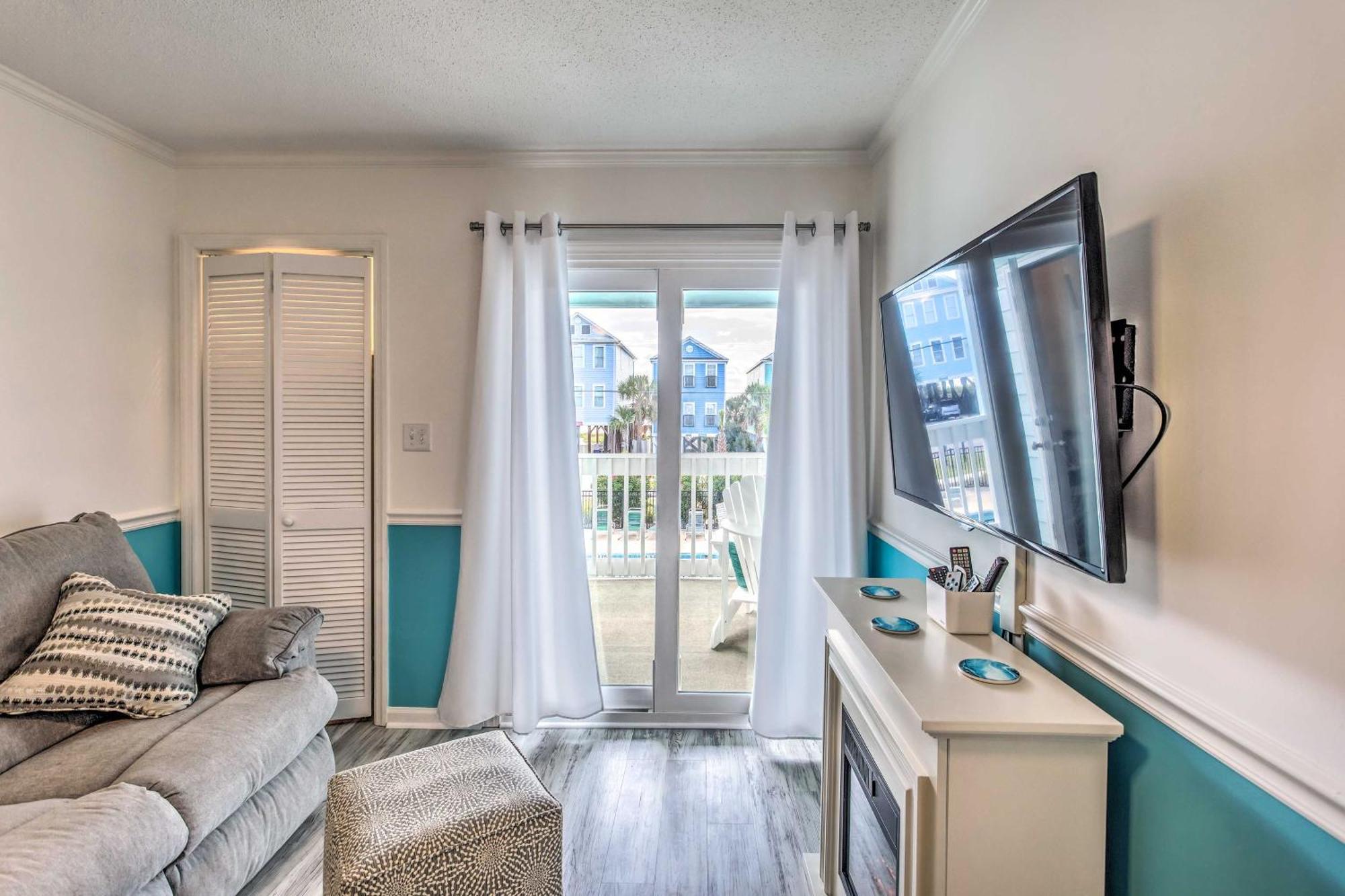Surfside Beach Escape With Pool - Walk To Ocean! Myrtle Beach Zewnętrze zdjęcie